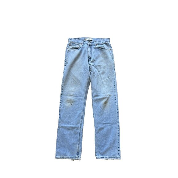 Vintage 80s Levis 505 Regular Fit  Jeans Mens  Blue Red Tab 33X34 - Picture 1 of 9